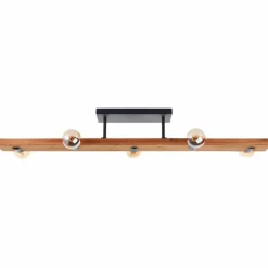 Luminaires Scandinaves-Luminaires Brilliant Plafonnier Brilliant Mertes Brun, Noir, 5 lumières