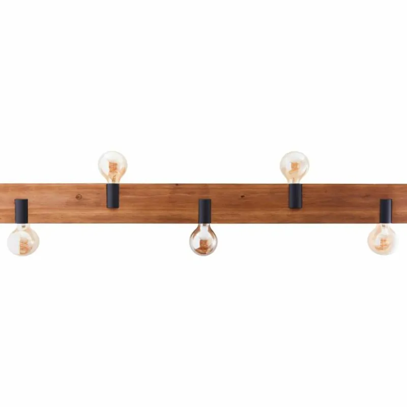 Luminaires Scandinaves-Luminaires Brilliant Plafonnier Brilliant Mertes Brun, Noir, 5 lumières