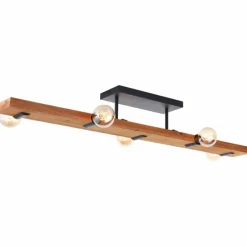 Luminaires Scandinaves-Luminaires Brilliant Plafonnier Brilliant Mertes Brun, Noir, 5 lumières