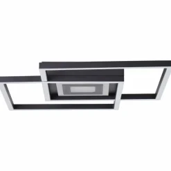 Lampes Industrielles-Luminaires Brilliant Plafonnier Brilliant Metis LED Noir, 1 lumière