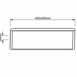 Luminaires Brilliant Plafonnier Brilliant Milton LED Blanc, 1 lumière* Éclairage Led