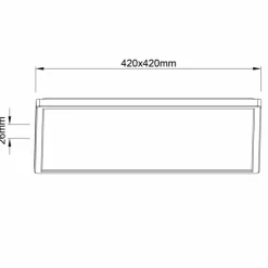 Luminaires Brilliant Plafonnier Brilliant Milton LED Noir, 1 lumière* Éclairage Led