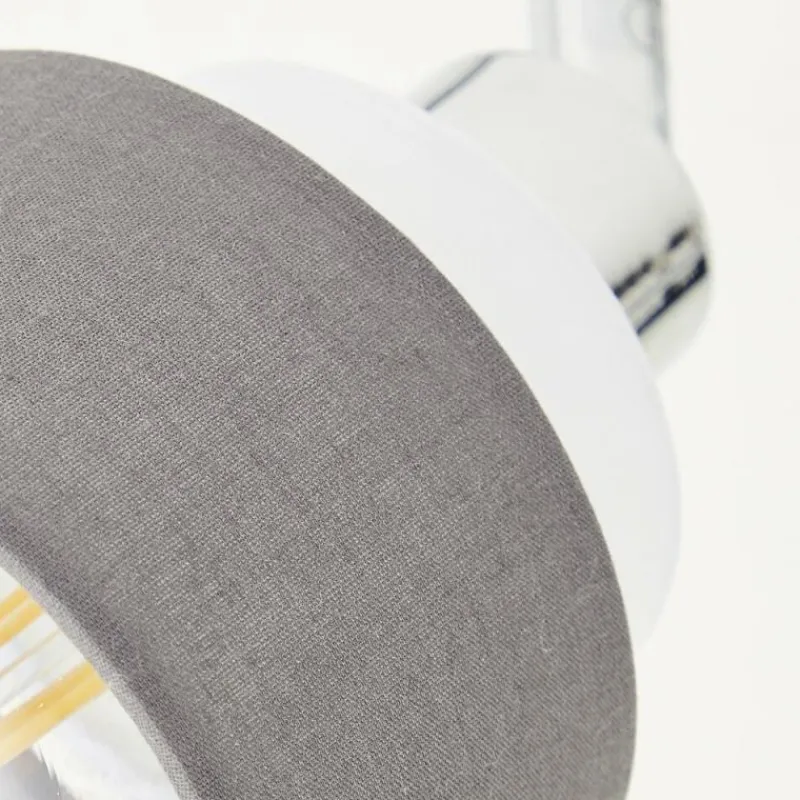 Lampes En Tissu-Luminaires Brilliant Plafonnier Brilliant Naples Argenté, 2 lumières