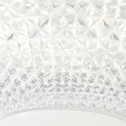 Luminaires Brilliant Plafonnier Brilliant Nunya LED Chrome, 1 lumière, Télécommandes* Éclairage Led