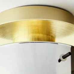 Lampes Dorées-Luminaires Brilliant Plafonnier Brilliant Osaki Or, 1 lumière