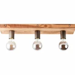 Lampes Vintages & Rétros-Luminaires Brilliant Plafonnier Brilliant Panto Noir, 3 lumières