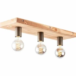 Lampes Vintages & Rétros-Luminaires Brilliant Plafonnier Brilliant Panto Noir, 3 lumières