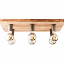 Lampes Vintages & Rétros-Luminaires Brilliant Plafonnier Brilliant Panto Noir, 6 lumières