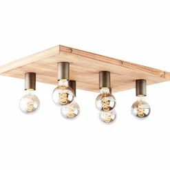 Lampes Vintages & Rétros-Luminaires Brilliant Plafonnier Brilliant Panto Noir, 6 lumières