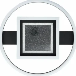 Luminaires Brilliant Plafonnier Brilliant Queens LED Noir, 1 lumière* Éclairage Led