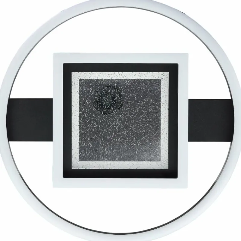 Luminaires Brilliant Plafonnier Brilliant Queens LED Noir, 1 lumière* Éclairage Led