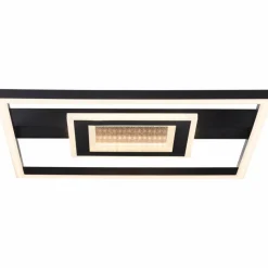 Luminaires Brilliant Plafonnier Brilliant Queens LED Noir, 1 lumière* Éclairage Led