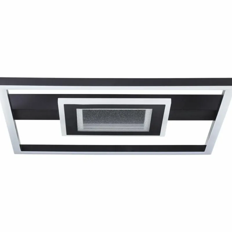 Luminaires Brilliant Plafonnier Brilliant Queens LED Noir, 1 lumière* Éclairage Led