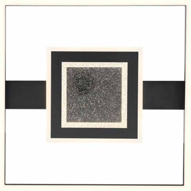 Luminaires Brilliant Plafonnier Brilliant Queens LED Noir, 1 lumière* Éclairage Led