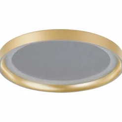 Lampes Dorées-Luminaires Brilliant Plafonnier Brilliant Quito LED Or, 1 lumière