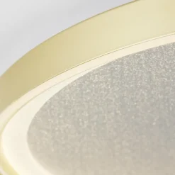 Lampes Dorées-Luminaires Brilliant Plafonnier Brilliant Quito LED Or, 1 lumière