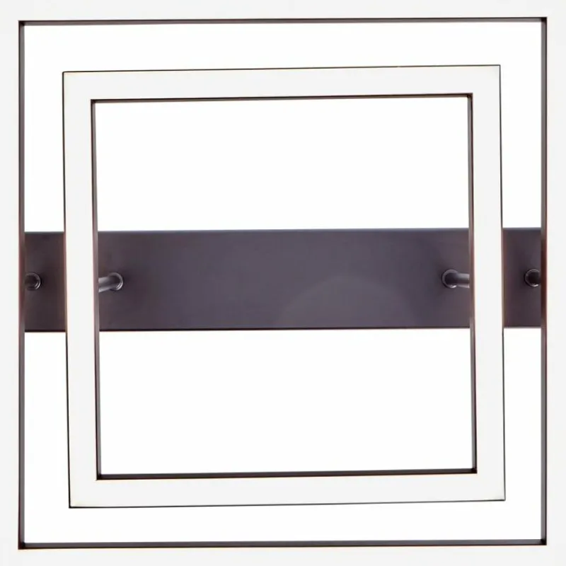 Lampes Industrielles-Luminaires Brilliant Plafonnier Brilliant Ranut LED Noir, 2 lumières