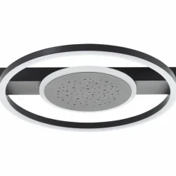 Luminaires Brilliant Plafonnier Brilliant Reno LED Noir, 1 lumière* Éclairage Led