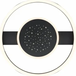 Luminaires Brilliant Plafonnier Brilliant Reno LED Noir, 1 lumière* Éclairage Led