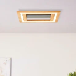 Luminaires Scandinaves-Luminaires Brilliant Plafonnier Brilliant Rhea LED Brun, Noir, 1 lumière