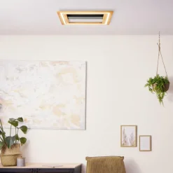 Luminaires Scandinaves-Luminaires Brilliant Plafonnier Brilliant Rhea LED Brun, Noir, 1 lumière