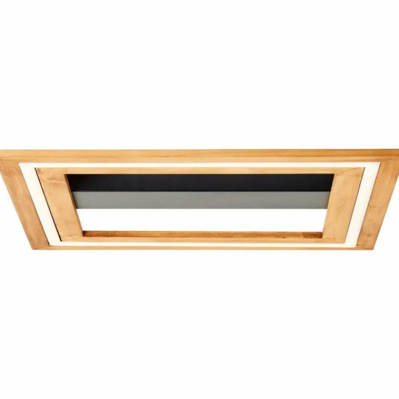 Luminaires Scandinaves-Luminaires Brilliant Plafonnier Brilliant Rhea LED Brun, Noir, 1 lumière