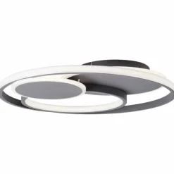 Lampes Industrielles-Luminaires Brilliant Plafonnier Brilliant Runda LED Gris, 1 lumière