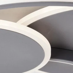 Lampes Industrielles-Luminaires Brilliant Plafonnier Brilliant Runda LED Gris, 1 lumière