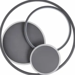 Lampes Industrielles-Luminaires Brilliant Plafonnier Brilliant Runda LED Gris, 1 lumière