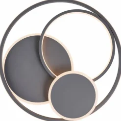 Lampes Industrielles-Luminaires Brilliant Plafonnier Brilliant Runda LED Gris, 1 lumière