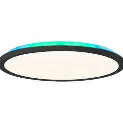 Luminaires Brilliant Plafonnier Brilliant Saltery LED Noir, Blanc, 1 lumière, Télécommandes, Changeur de couleurs* Éclairage Led