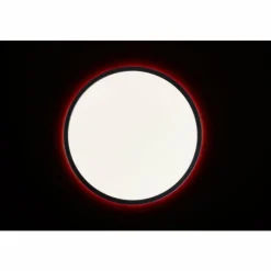 Luminaires Brilliant Plafonnier Brilliant Saltery LED Noir, Blanc, 1 lumière, Télécommandes, Changeur de couleurs* Éclairage Led