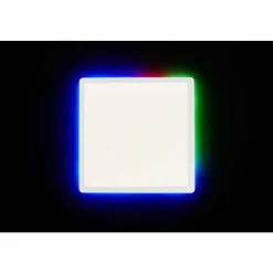 Luminaires Brilliant Plafonnier Brilliant Saltery LED Blanc, 1 lumière, Télécommandes, Changeur de couleurs* Éclairage Led