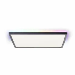 Luminaires Brilliant Plafonnier Brilliant Saltery LED Noir, Blanc, 1 lumière, Télécommandes, Changeur de couleurs* Éclairage Led