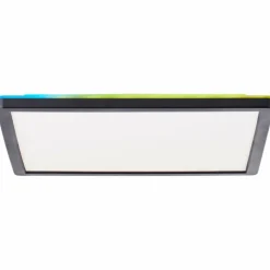 Luminaires Brilliant Plafonnier Brilliant Saltery LED Blanc, 1 lumière, Télécommandes, Changeur de couleurs* Éclairage Led