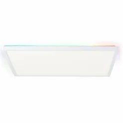 Luminaires Brilliant Plafonnier Brilliant Saltery LED Blanc, 1 lumière, Télécommandes, Changeur de couleurs* Éclairage Led