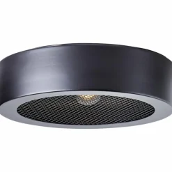 Luminaires Brilliant Plafonnier Brilliant Sandros Noir, 1 lumière* Plafonniers