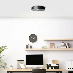 Luminaires Brilliant Plafonnier Brilliant Sandros Noir, 2 lumières