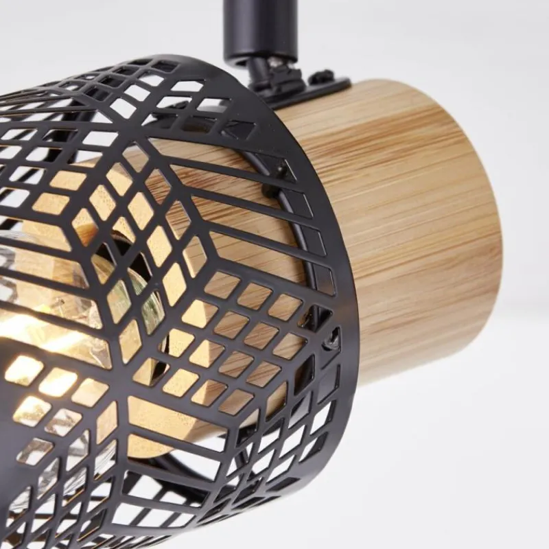 Luminaires Scandinaves-Luminaires Brilliant Plafonnier Brilliant Santy Noir, 4 lumières