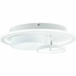Lampes Industrielles-Luminaires Brilliant Plafonnier Brilliant Sigune LED Blanc, 1 lumière