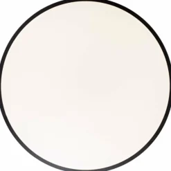 Luminaires Brilliant Plafonnier Brilliant Slimline LED Noir, 1 lumière, Télécommandes* Éclairage Led