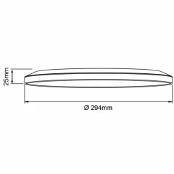 Luminaires Brilliant Plafonnier Brilliant Sorell LED Noir, 1 lumière, Télécommandes* Éclairage Led