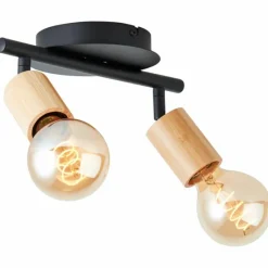 Luminaires Scandinaves-Luminaires Brilliant Plafonnier Brilliant Tiffany Écru, Noir, 2 lumières