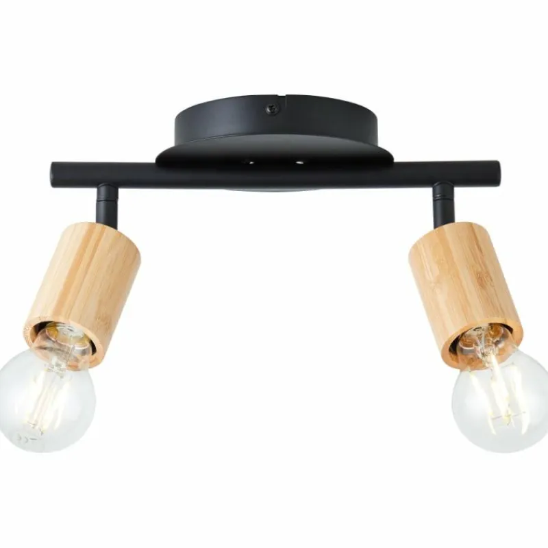 Luminaires Scandinaves-Luminaires Brilliant Plafonnier Brilliant Tiffany Écru, Noir, 2 lumières