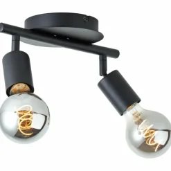 Luminaires Scandinaves-Luminaires Brilliant Plafonnier Brilliant Tiffany Noir, 2 lumières