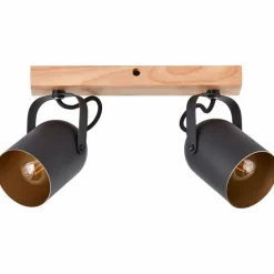 Luminaires Rustiques-Luminaires Brilliant Plafonnier Brilliant Tronte Écru, 2 lumières