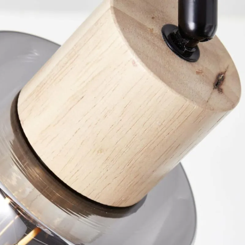 Luminaires Rustiques-Luminaires Brilliant Plafonnier Brilliant Weald Noir, 2 lumières