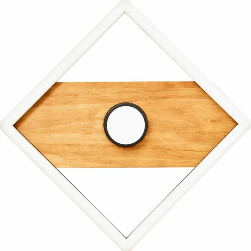 Luminaires Scandinaves-Luminaires Brilliant Plafonnier Brilliant Woodbridge LED Brun, Noir, 1 lumière