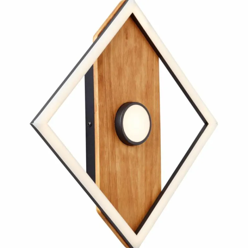 Luminaires Scandinaves-Luminaires Brilliant Plafonnier Brilliant Woodbridge LED Brun, Noir, 1 lumière