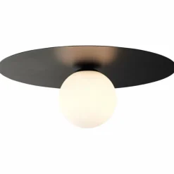 Luminaires Brilliant Plafonnier Brilliant Zon Noir, 1 lumière